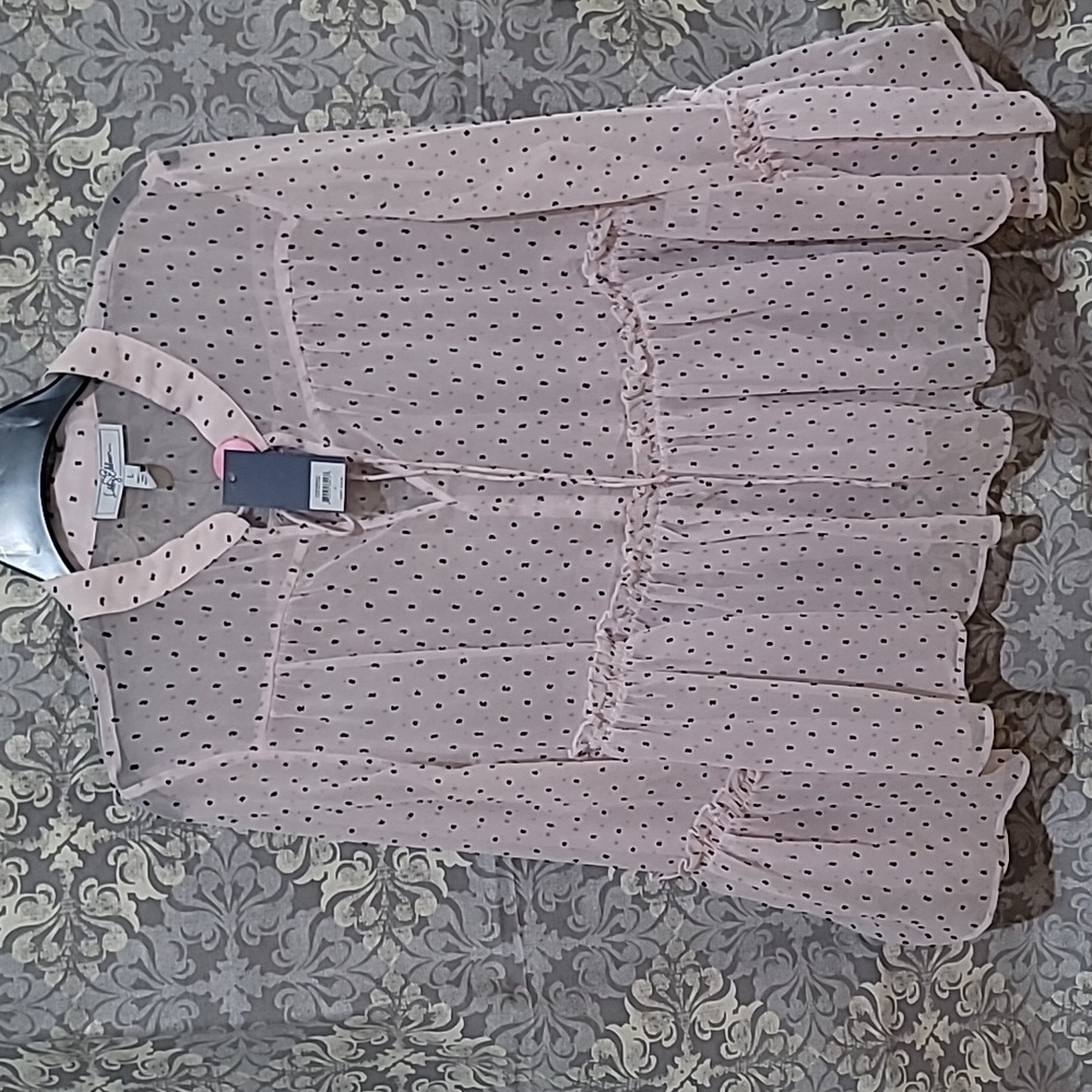 NWT- Sheer Blouse